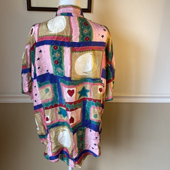 Y2K The Limited 💯 Silk, Women’s Button Down Shirt - Picture 4 of 7